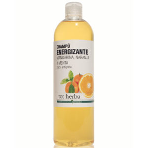 champú energizante mandarina y naranja tot herba
